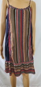 Rosalind McGee Dress-Navy Blue Sleeveless-Size Small